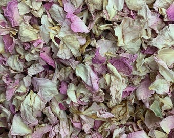 Last Season's Pink Damask Rose Petals (2024)  Perfect for Confetti or Eco-Friendly Decoration. Heavily Reduced!