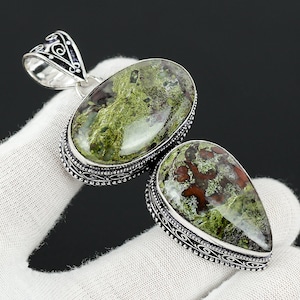 Drachenblut Jaspis Top Qualität Anhänger 925 Sterling Silber Schmuck Anhänger Handgemachte Anhänger Halskette Silber Halskette Für Geschenk Anhänger