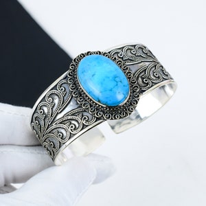 星型アンバー925スターリングシルバーバングル、ヴィンテージ風