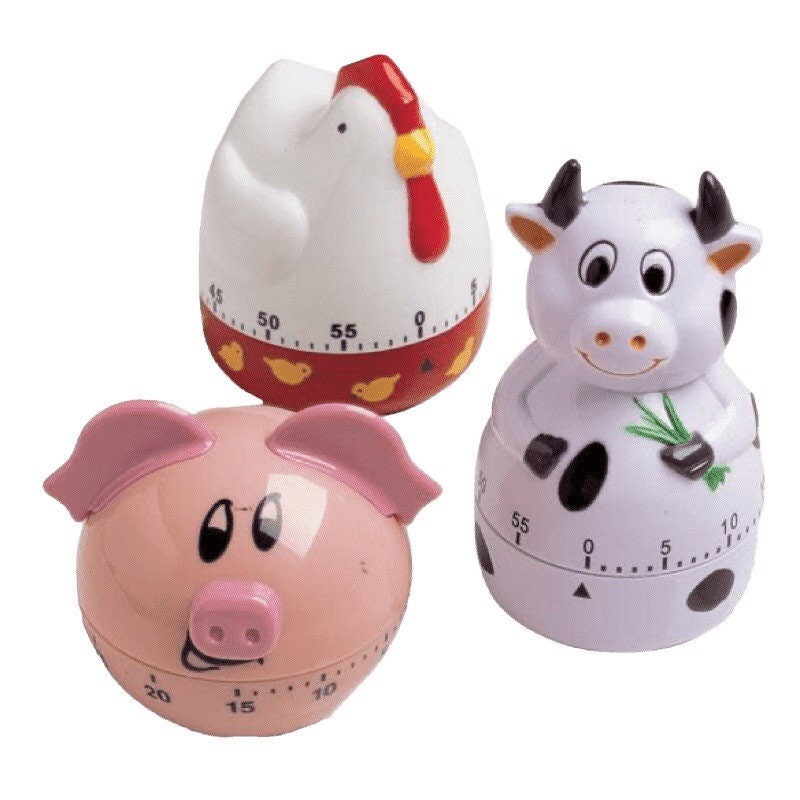 Farm Animals Kitchen Timer Etsy
