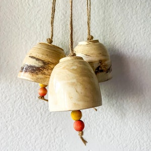 Ceramic, marbled bells/ chimes