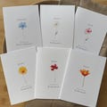 Wildflower Bridesmaid and Maid of Honour Proposal Cards, Personalised