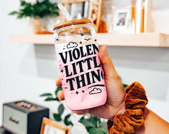Vaso de vidrio Fourth Wing, taza con cita de Xaden, lata de vidrio para café helado, regalo para amantes de los libros, artículos para beber para lectores de fantasía, regalo para lectores de libros