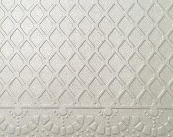 Embossed Scalloped Paper: Card Making, Journals (Set of 12)
