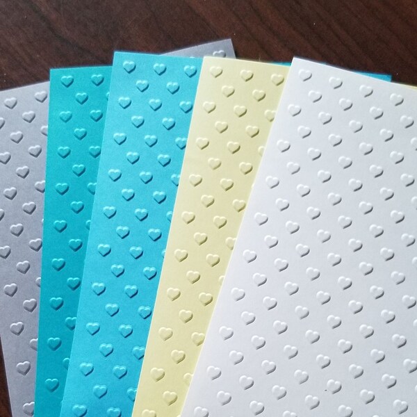 Embossed Card Stock Etsy