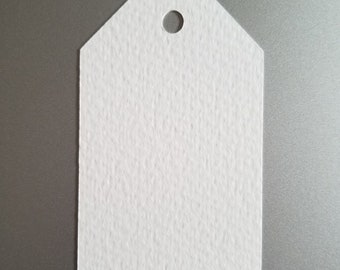Watercolor Paper Tag Blanks Set of 24 - 2.5" x 4"