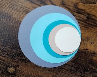 Circle Cardstock Die Cuts: 50 Piece Set
