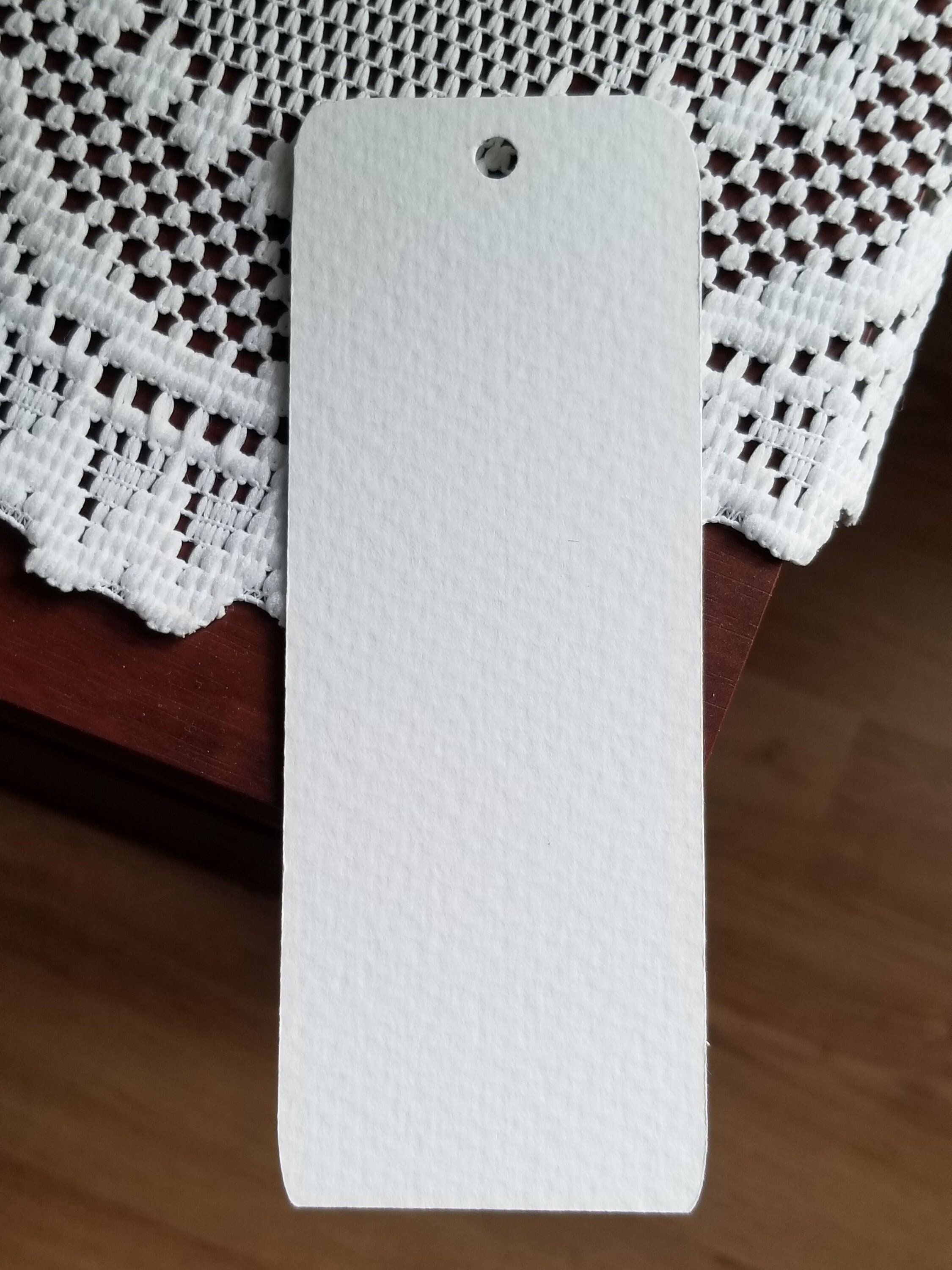 30 Pcs Blank Acrylic Bookmark Clear Bookmarks With Hole DIY Blank
