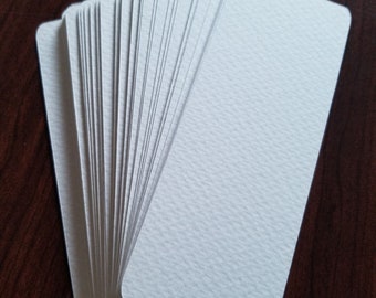 Watercolor Paper Bookmark Blanks: Die Cut Card Making Set (2.5" x 6.5")