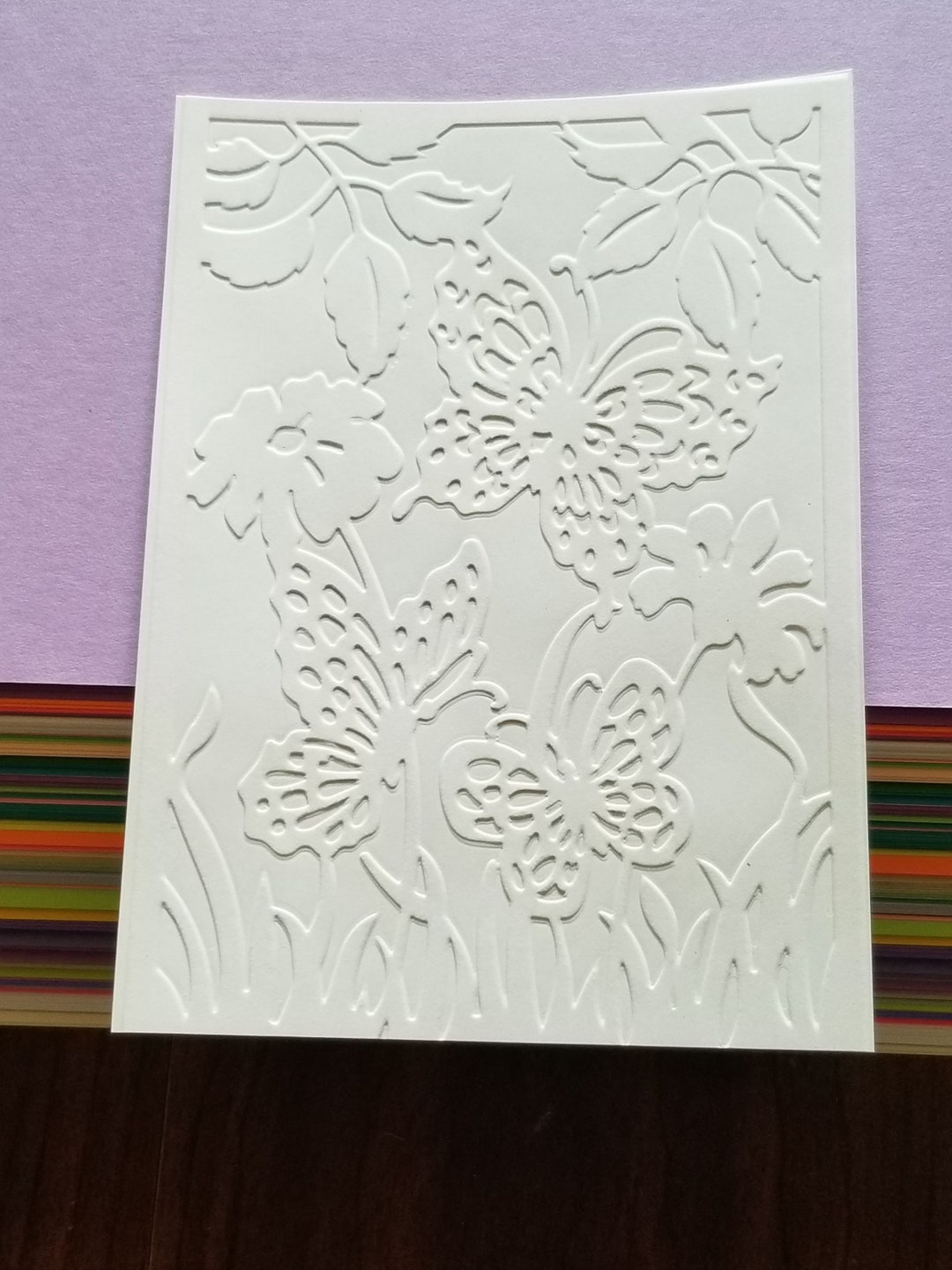 Embossed Mastercard 10 Embossed Cardstock Background Sheets Embossed Card Front - Etsy