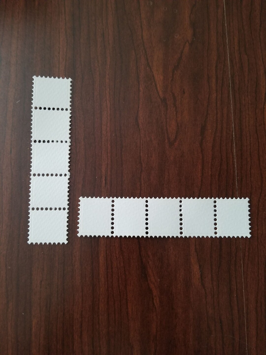 Watercolor 24 Piece Paper Die Cut Postage Stamp Blanks 24 Pc Watercolor Stamps, Junk Journal