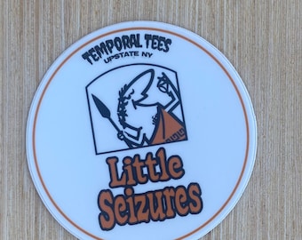 Pizza Guy circle sticker