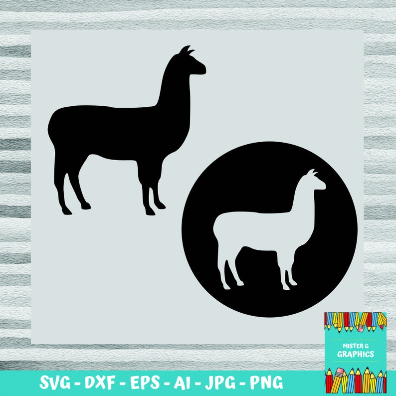Download Farm Animal Cricut Cut File Farm Animals Cut File Svg For Cricut Farm Animals Svg Farm Image Files Dxf For Silouhette Llama Cut File Clip Art Art Collectibles