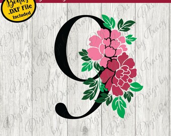 Download Card Making Stationery Materials Number 4 Four Svg Cut File For Cricut Floral Numbers Lasercut Template Decorative Anniversary Digit Numbers For Birthday Party
