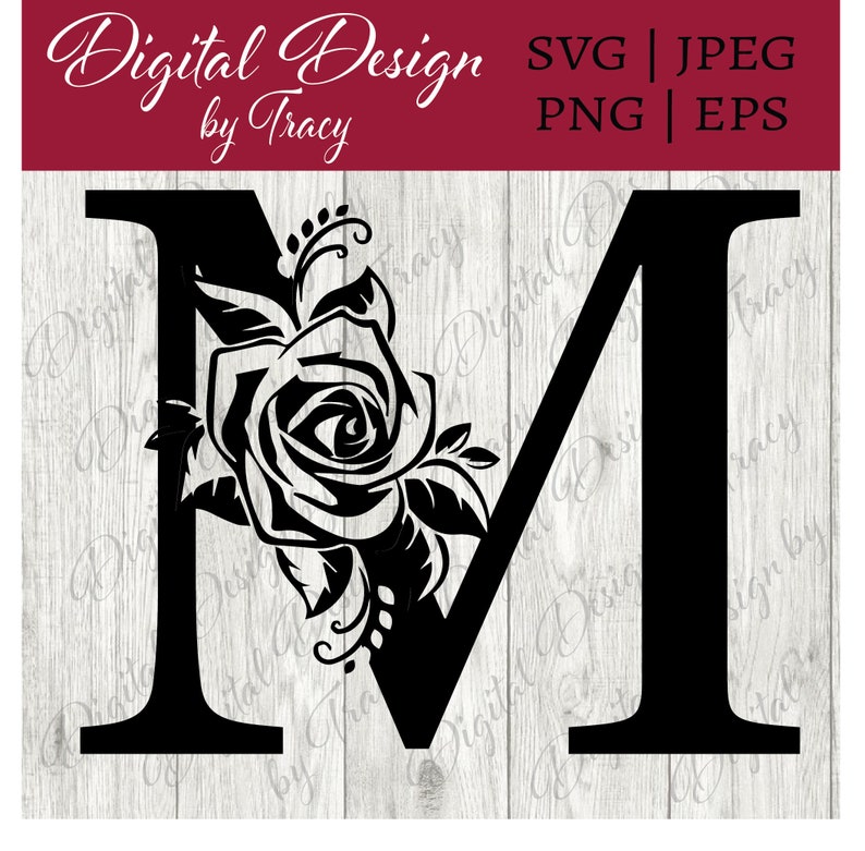 Free Free 184 Floral Letter M Svg SVG PNG EPS DXF File