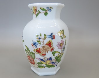 Vintage Aynsley Cottage Garden Posy/Small Vase -  8 1/2 cm Tall - Collectible