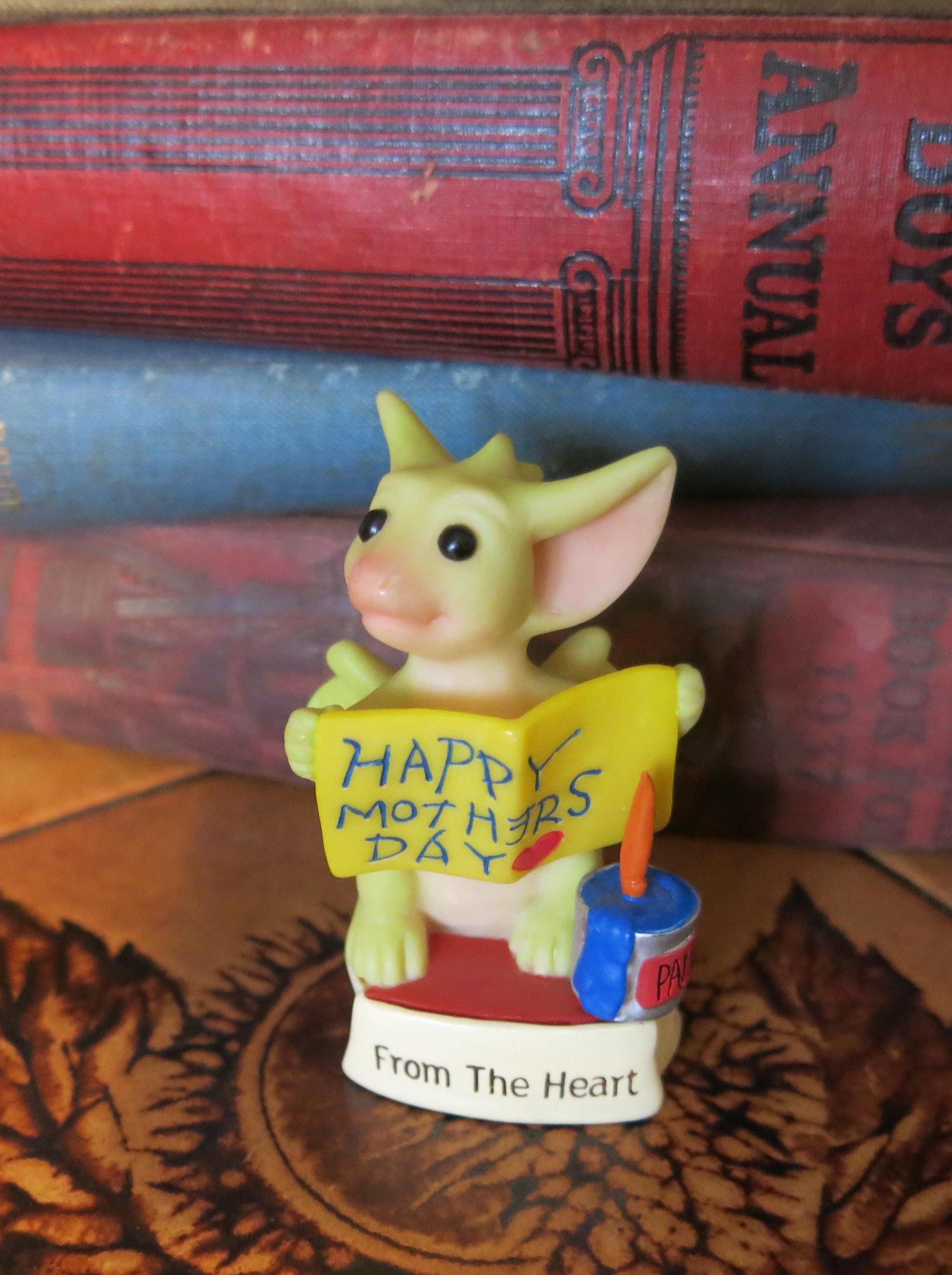 Vintage Pocket Dragon Figurine: Real Musgrave, Happy Mother's Day