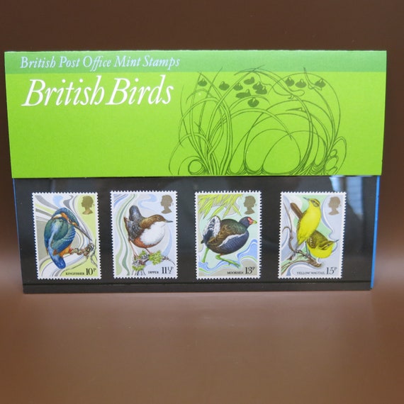 Vintage Stamps British Birds British Post Office Mint Stamps  Issued 16th January 1980