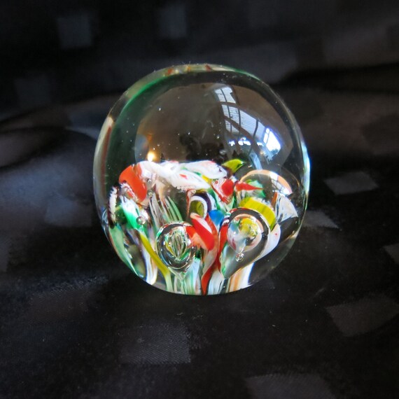 Vintage Paperweight - Beautiful Colours - Gift for Office - Something Different