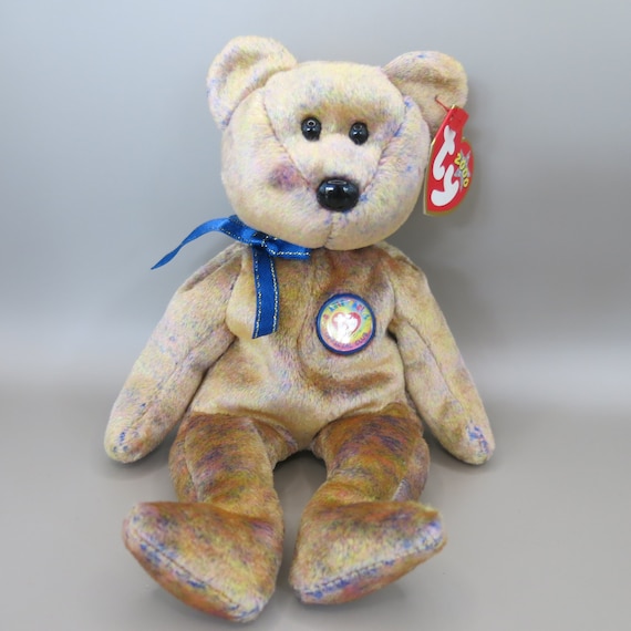 Vintage Original Ty Beanie Baby BBOC - Clubby III - DOB 30th June 2000 - 5th Generation Beanie Babies Official Club - 6th Generation