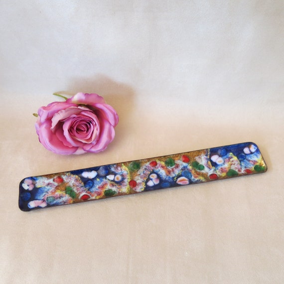 Decorative Tray Colourful Ring/Jewellery/Coin Tray 30 cm Long Decorative Piece