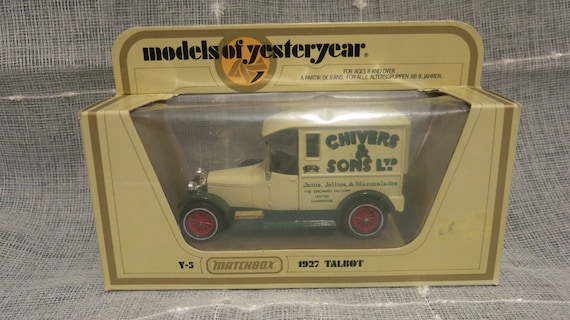 Models of Yesteryear - Y-5 Matchbox - 1927 - Talbot - Chivers & Sons Ltd