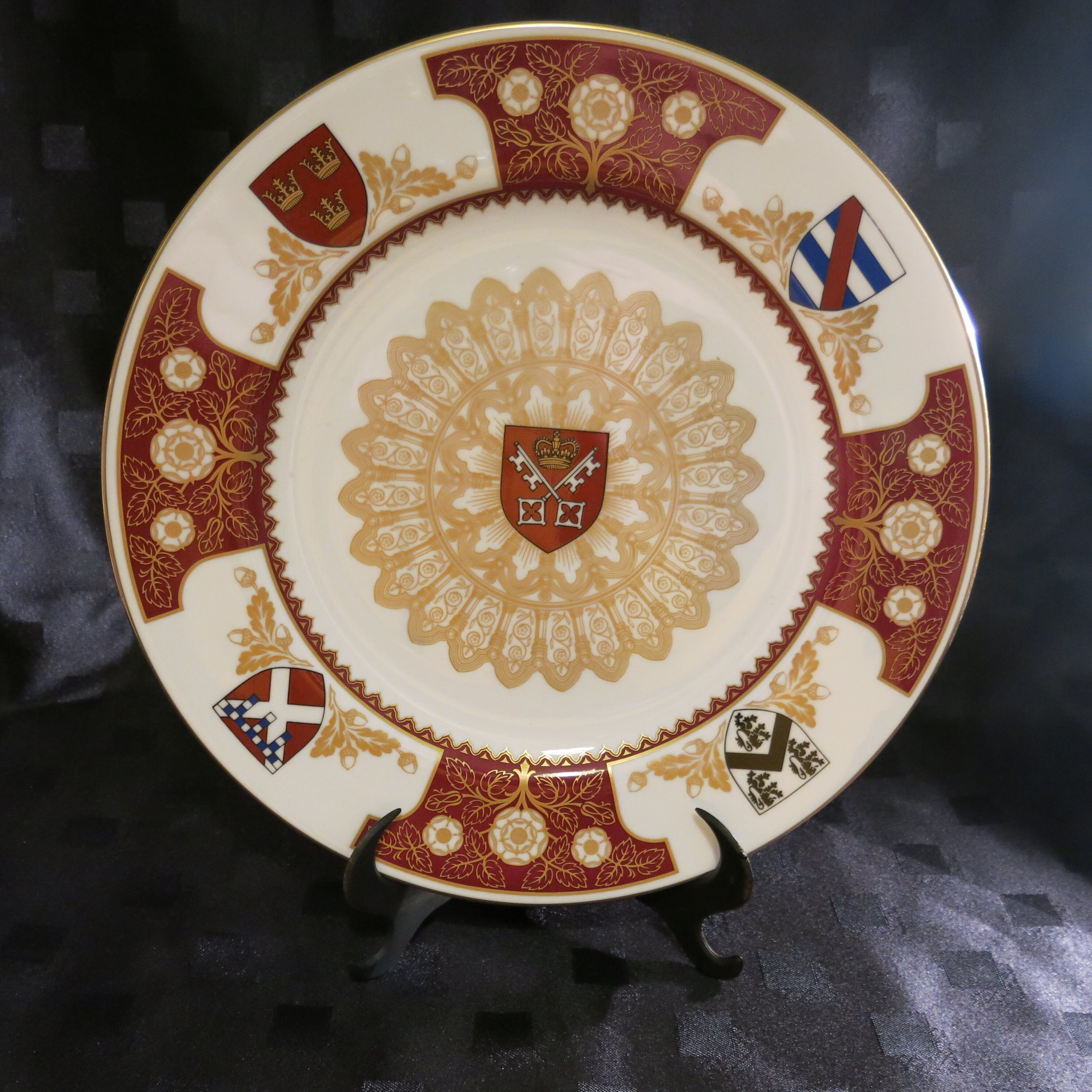 【未使用品アンティーク】Spode York Minster Plate 限定版 Vintage 1972 Limited Edition 