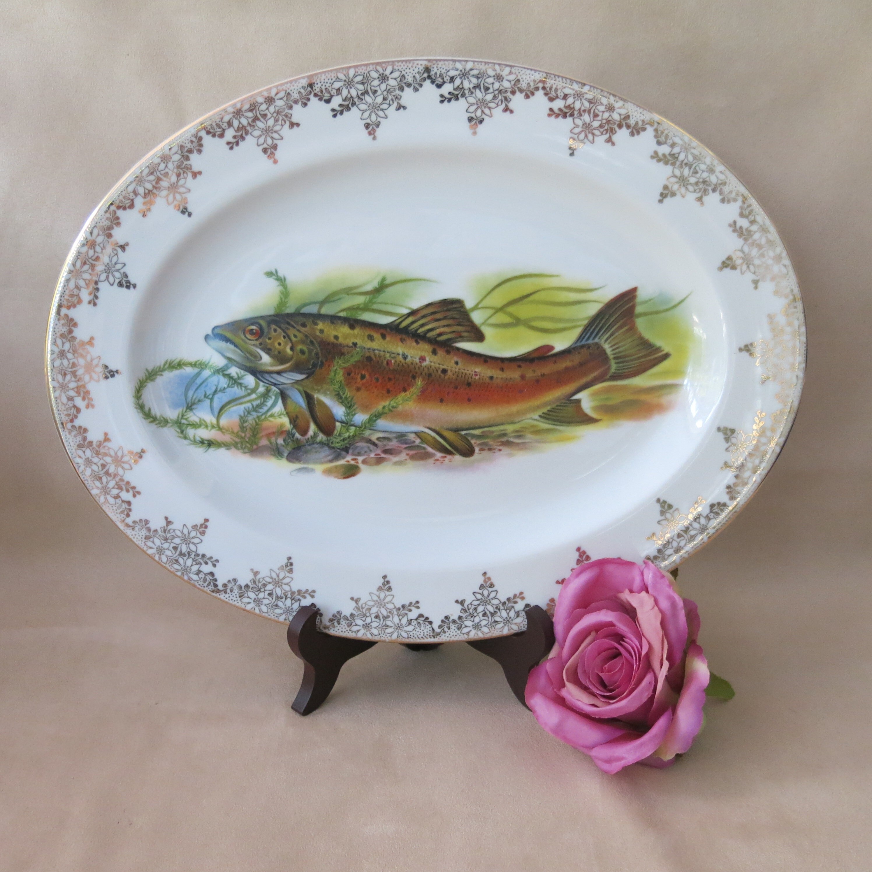 Antique Fish Plates