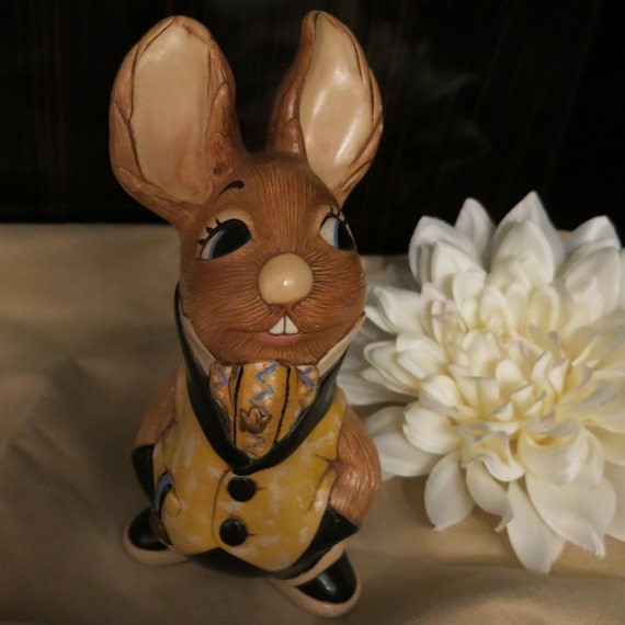 Vintage Pendelfin Bunny Rabbit - Uncle Soames - Large - Collectible