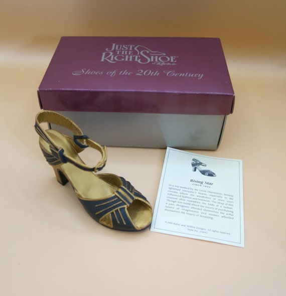 Just the Right Shoe - Miniature Shoe - Rising Star - style no. 25043 by Raine - Collectible