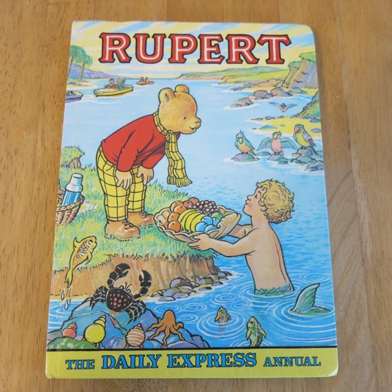 Vintage Rupert Annual 1975 - The Daily Express Annual - Collectible - Children's Book