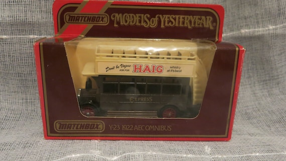 Matchbox Models of Yesteryear - Y-23 1922 AEC Omnibus - 'Haig Express'