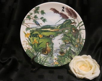 Wedgwood Limited Edition Collectible Plate - 'The Meandering Stream' - 1987
