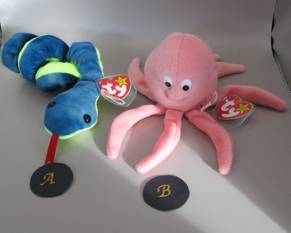 Vintage ty Beanie Babies Collection - Hissy and Inky - Choose your Favourite - Collectible