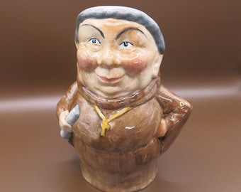 Vintage Friar Character/Toby Jug handmade in Staffordshire by Manor Rare Collectible