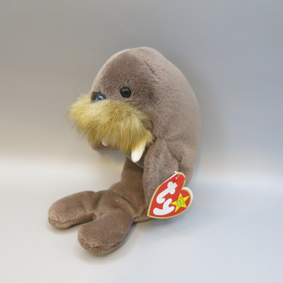 Vintage Ty Beanie Baby - Jolly the Walrus - DOB: 2.12.96