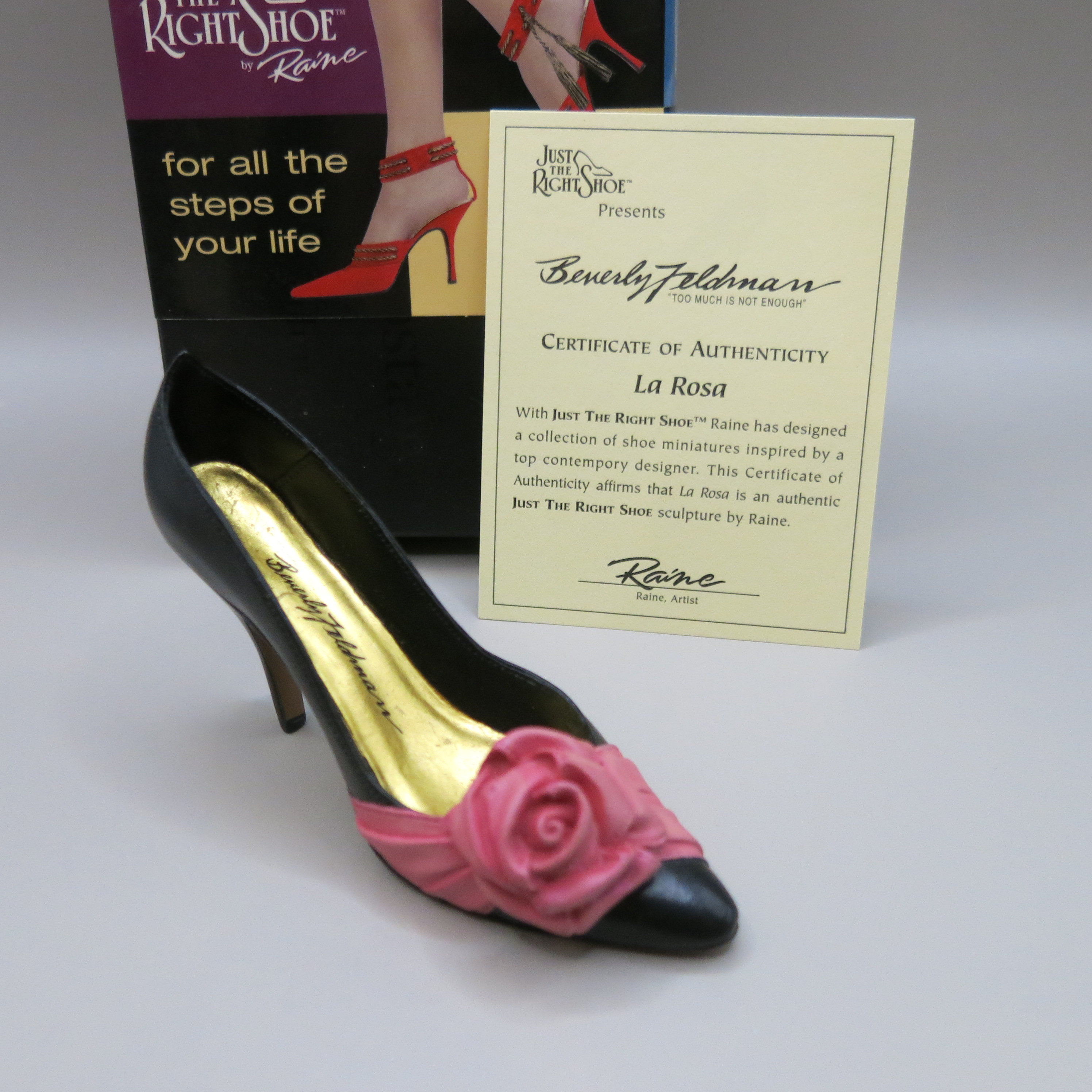 JUST THE RIGHT SHOE 9点セット Vintage Just the Right Shoe by Raine - La Rosa - Miniature Shoe
