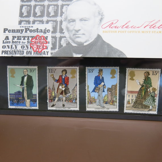 Vintage Stamps - Sir Rowland Hill - British Post Office Mint Stamps - 22nd August 1979