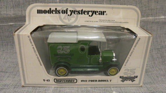 Models of Yesteryear - Y-12 Matchbox - 1912 Ford Model T - 25 years of models of yesteryear