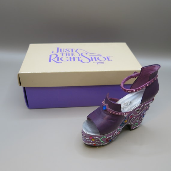Just the Right Shoe - Mardi Gras - Style no. 25103  - Miniature Shoe - Collectible - by Raine