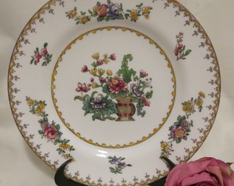 Copeland Spode Plate - "Peplow" No. 568948 Manufactured for Harrods Limited - Vintage