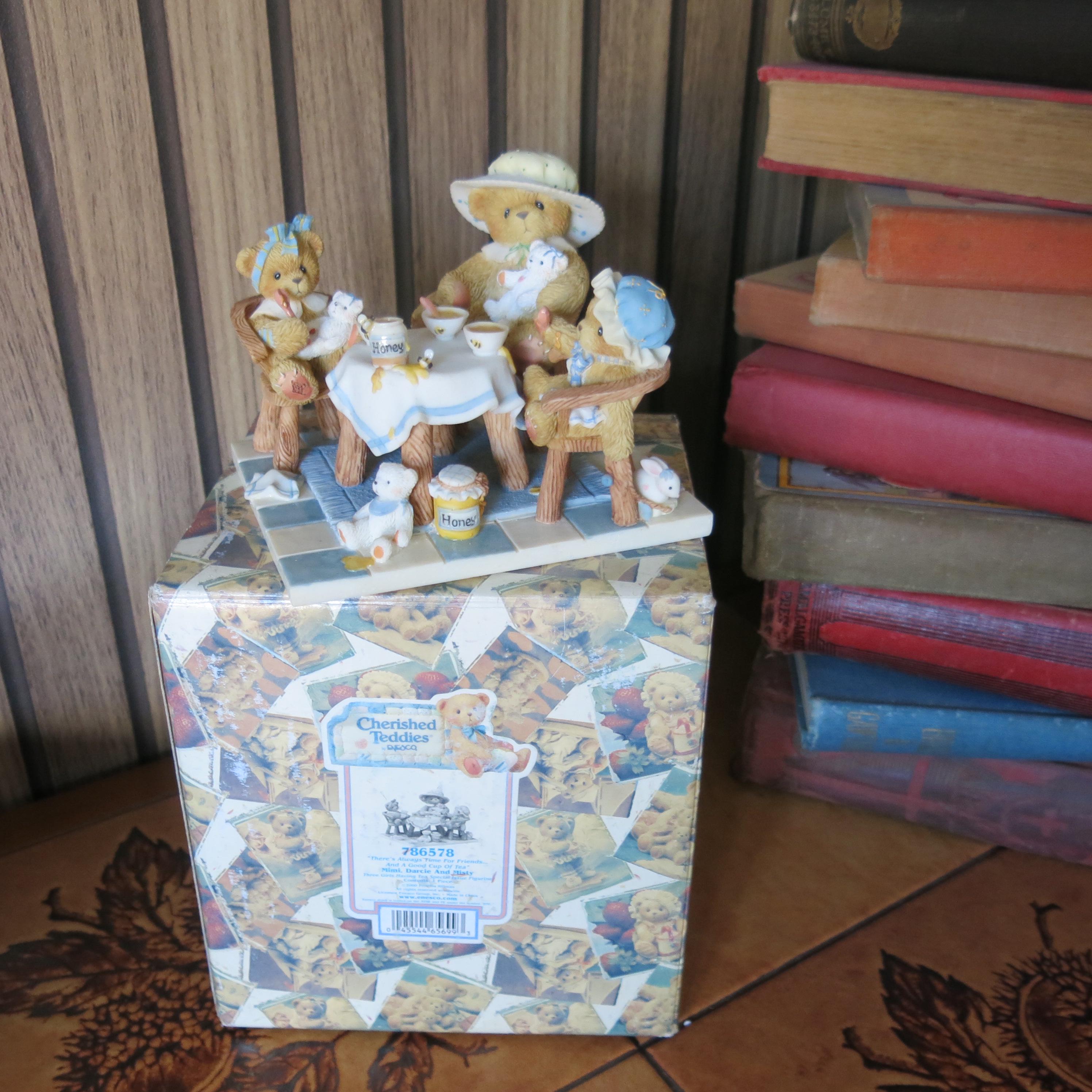 Vintage Cherished Teddies Figurine – Mimi, Darcie, and Misty - Etsy