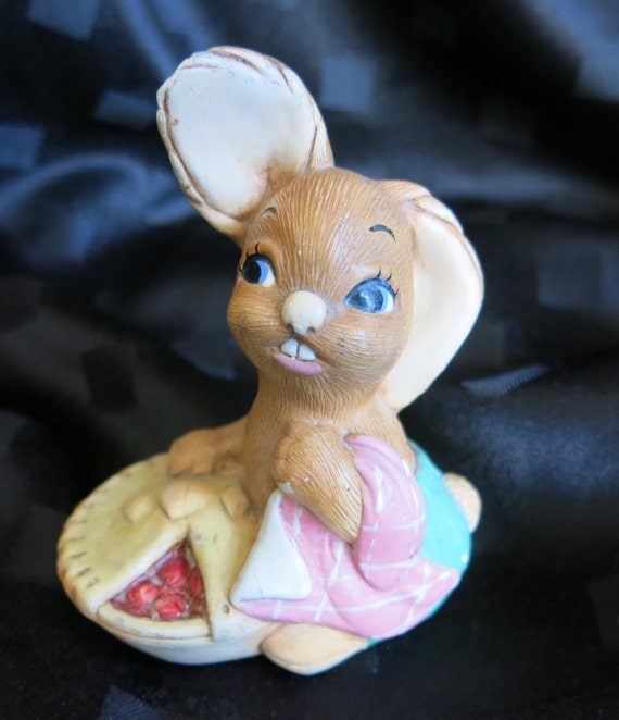 Pendelfin - Pie Face Rabbit/bunny - Collectible - Vintage - 1960s