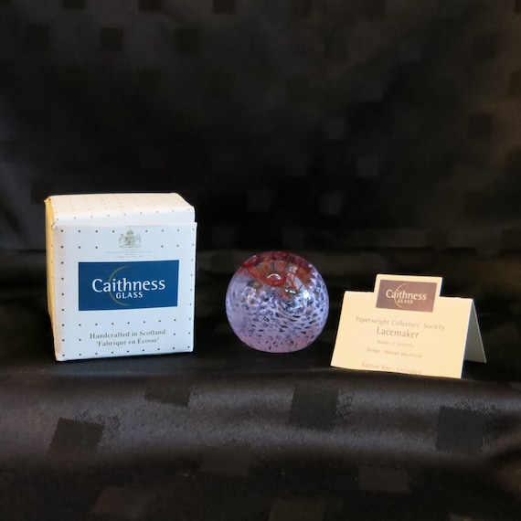 Caithness Paperweight - Lacemaker