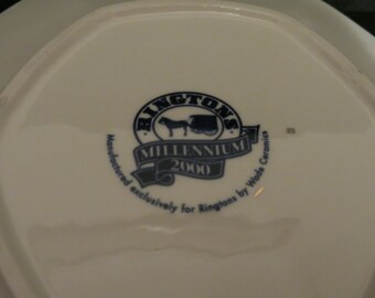 Ringtons Millennium Plate 記念プレート Ringtons Millennium Plate - 11 Inches - Vintage - Etsy UK