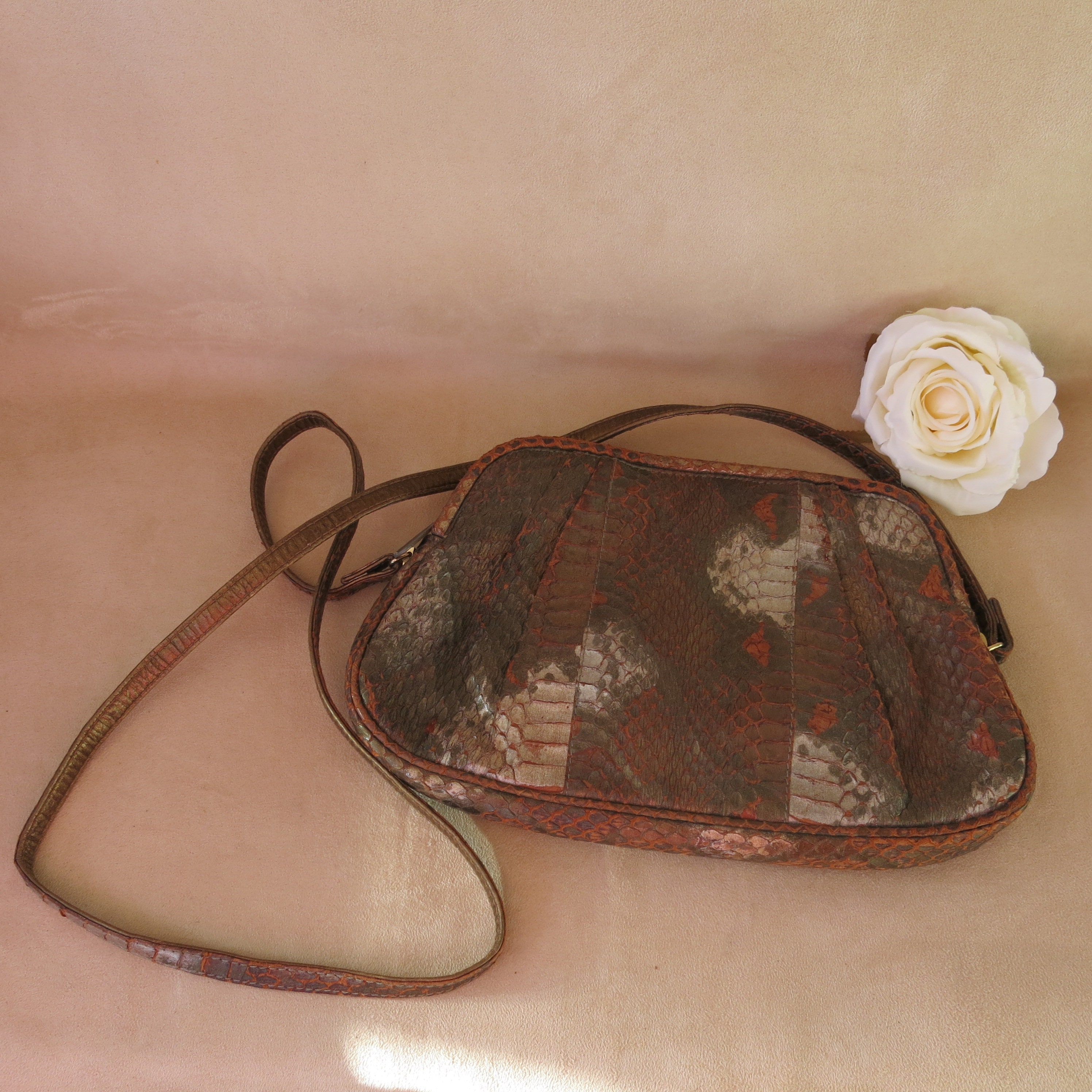Snakeskin handbags shop for sale