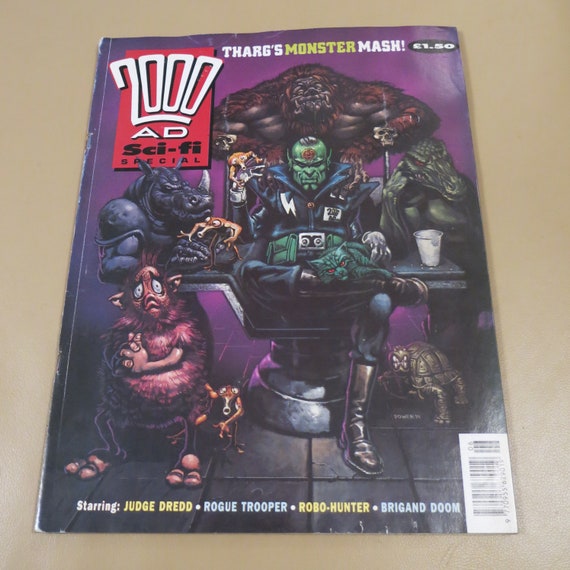 Vintage Comic 2000AD Sci-fi Special 1991 Tharg's Monster Mash! Starring Judge Dredd/Rogue Trooper/Robo-Hunter/Brigand Doom