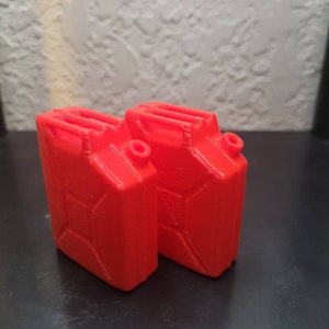 1:10 Scale Jerry Can- STL File ONLY - 3D Printed - Diorama - Doll house - RC Garage