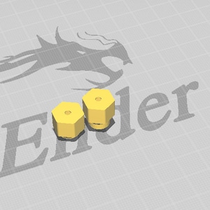 Adaptadores hexagonales de rueda para WPL Truck STL File ONLY Impreso en 3D - Modificación - Wpl - Rc Garage