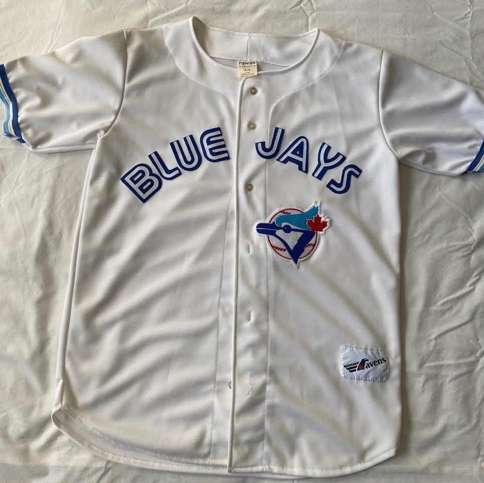 MLB Vintage Toronto Blue Jays Rare White Ravens Team Jersey. Etsy